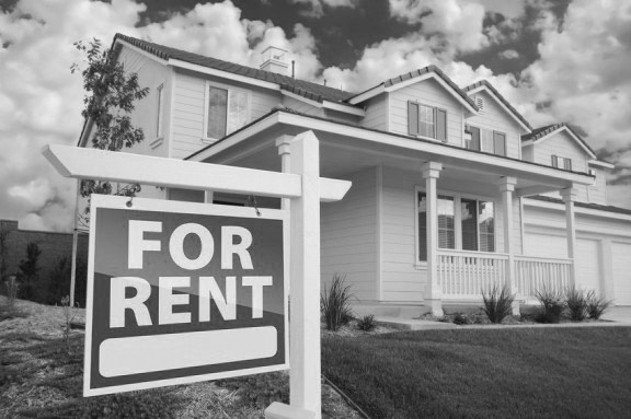 House for rent black and white